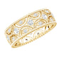 Designer Moissanite Wedding Band Ring