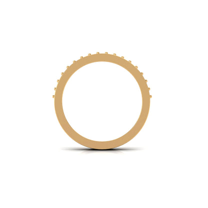 Minimal Moissanite Eternity Band Ring