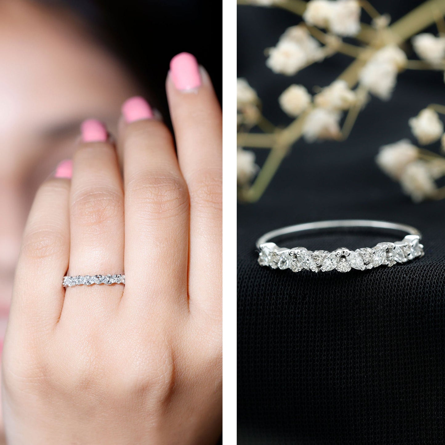 Certified Diamond Stackable Band Ring