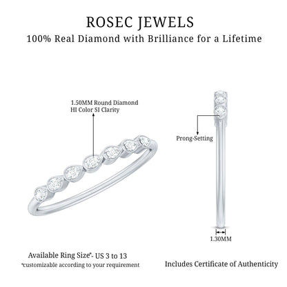 Certified Diamond Seven Stone Promise Ring