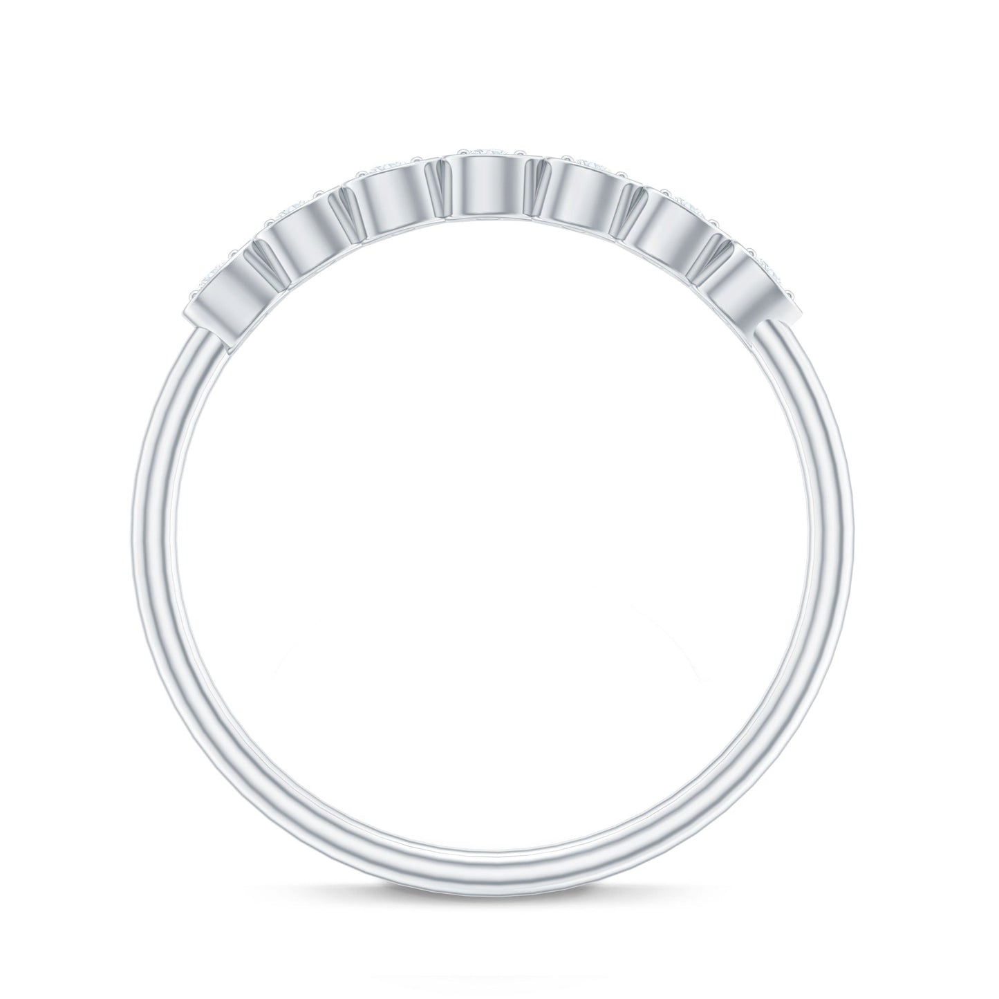 Certified Diamond Seven Stone Promise Ring