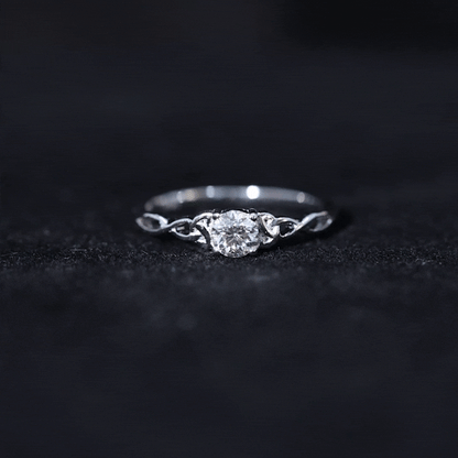 Certified Diamond Celtic Knot Promise Ring