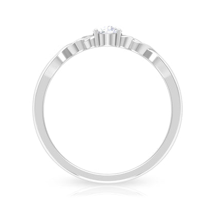 Certified Diamond Celtic Knot Promise Ring