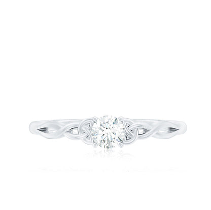 Certified Diamond Celtic Knot Promise Ring