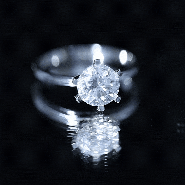 2 Carat Round Brilliant Cut Lab Grown Diamond Engagement Ring