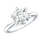 2 Carat Round Brilliant Cut Lab Grown Diamond Engagement Ring