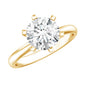 2 Carat Round Brilliant Cut Lab Grown Diamond Engagement Ring