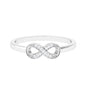 Certified Real Diamond Infinity Promise Ring