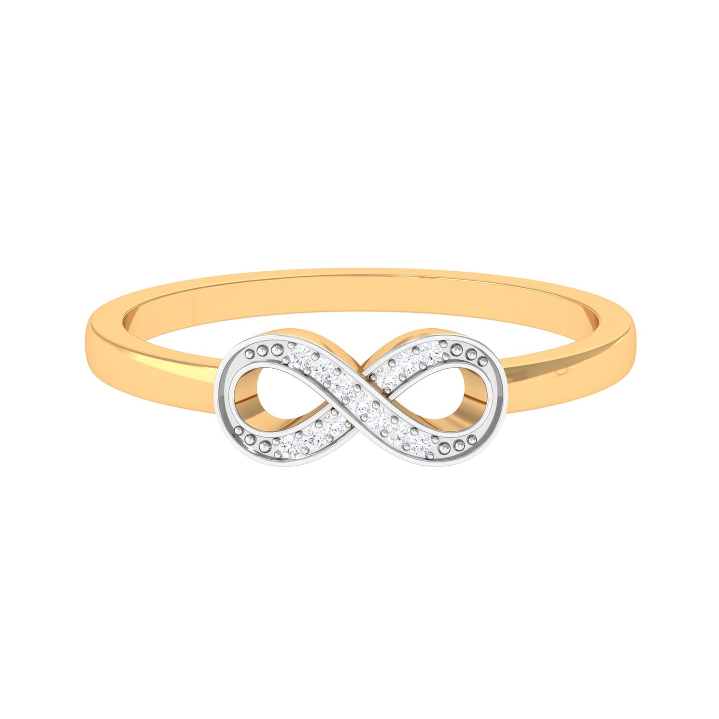 Certified Real Diamond Infinity Promise Ring