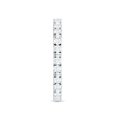 Certified Moissanite Stackable Eternity Band Ring for Her