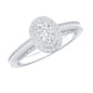 Vintage Inspired Lab Grown Diamond Double Halo Engagement Ring