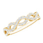 Pave Set Lab Grown Diamond Infinity Wedding Band