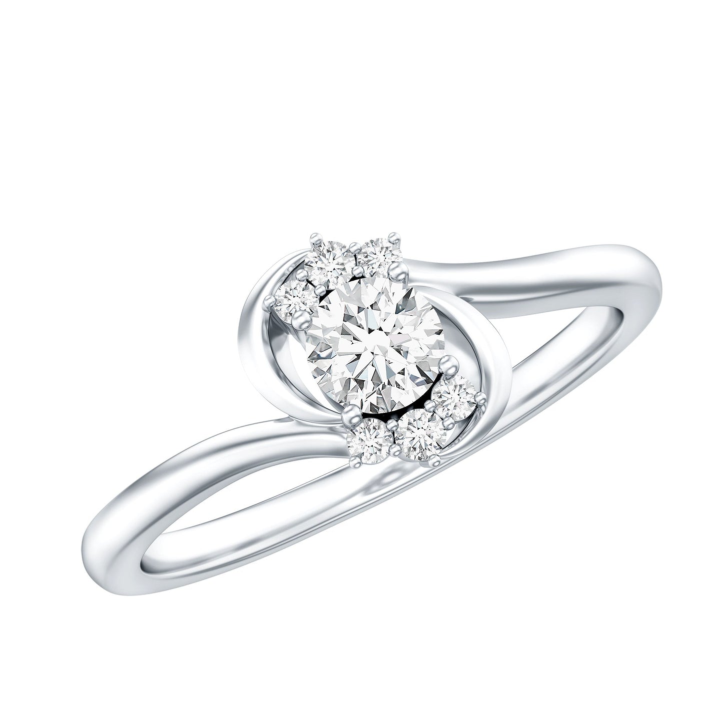 Brilliant Cut Certified Lab Grown Diamond Promise Ring For Her