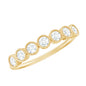 Certified Diamond Anniversary Band in Bezel Setting