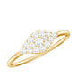 Certified Diamond Cluster Ring in Illusion Setting