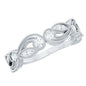 Diamond Band Ring with Milgrain Details