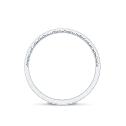 Certified Diamond Band Ring in Flush Setting