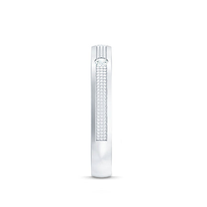 Certified Diamond Band Ring in Flush Setting