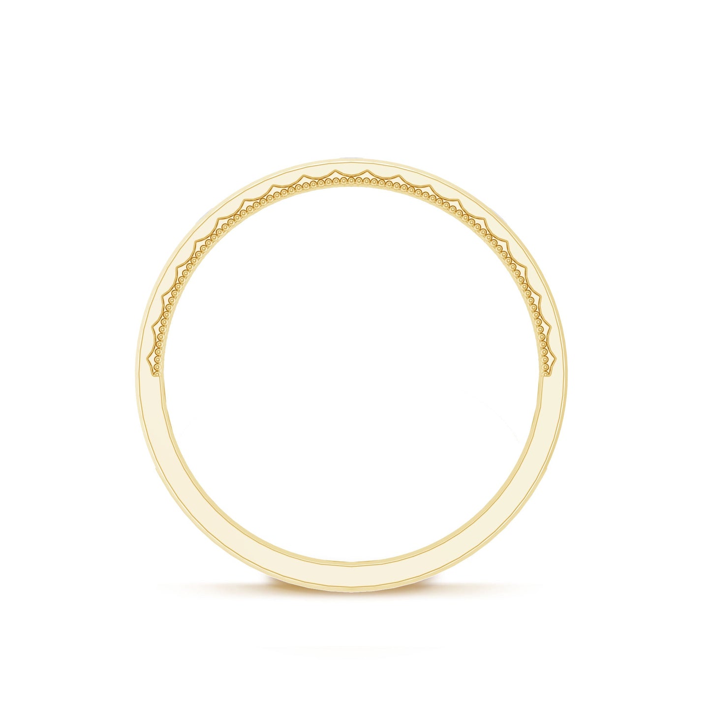 Certified Diamond Band Ring in Flush Setting