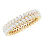 Baguette Cut Moissanite Eternity Band Ring