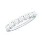 Natural Diamond Half Eternity Band Ring for Women