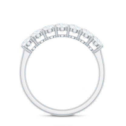 Natural Diamond Half Eternity Band Ring for Women