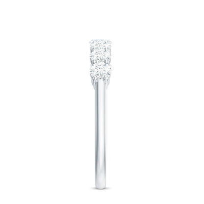 Natural Diamond Half Eternity Band Ring for Women