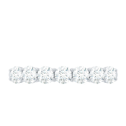 Natural Diamond Half Eternity Band Ring for Women