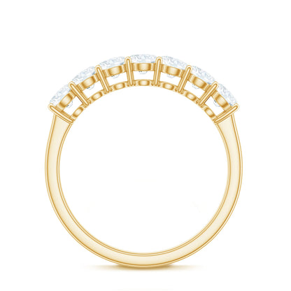 Natural Diamond Half Eternity Band Ring for Women