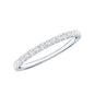 Certified French Pave Set Moissanite Stackable Full Eternity Ring