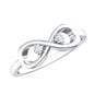 Certified Real Diamond Infinity Promise Ring for Women