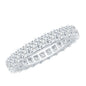 Princess Cut Moissanite Full Eternity Band Ring