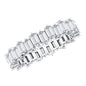 Baguette Shape Moissanite Eternity Wedding Band
