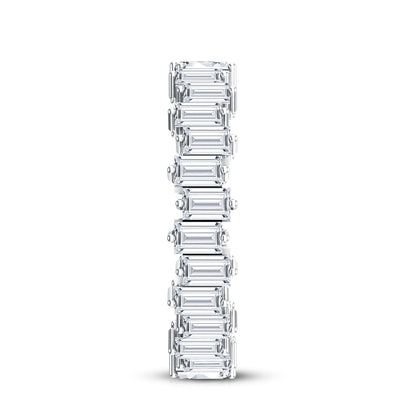 Baguette Shape Moissanite Eternity Wedding Band