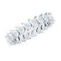 Pear Cut Moonstone Eternity Band Ring