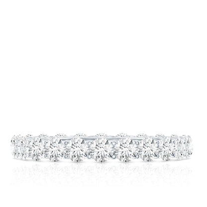 Certified Moissanite Stackable Eternity Band Ring