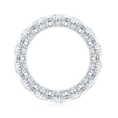 Designer Moissanite Anniversary Band Ring