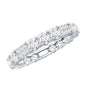 Designer Round Moissanite Full Eternity Ring for Women