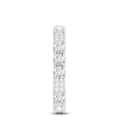 Designer Round Moissanite Full Eternity Ring for Women