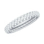 Elegant Moissanite Wedding Band Ring With Certificate