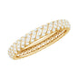Elegant Moissanite Wedding Band Ring With Certificate