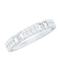 Certified Moissanite Interlocking Wedding Band