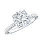 3 CT Certified Moissanite Cushion Cut Engagement Ring