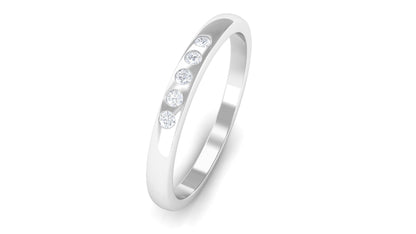 Minimal 5 Stone Diamond Ring for Promise