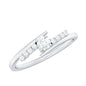 Diamond Promise Ring with Bypass Shank