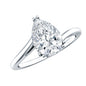 Pear Engagement Ring With Certified Moissanite