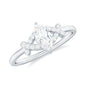 Certified Moissanite Marquise Engagement Ring for Women