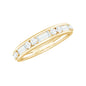 Moissanite Half Eternity Stackable Band Ring