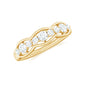 Certified Moissanite Wedding Anniversary Ring for Women