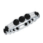 Certified Lab Grown Black and White Diamond Wedding Eternity Ring